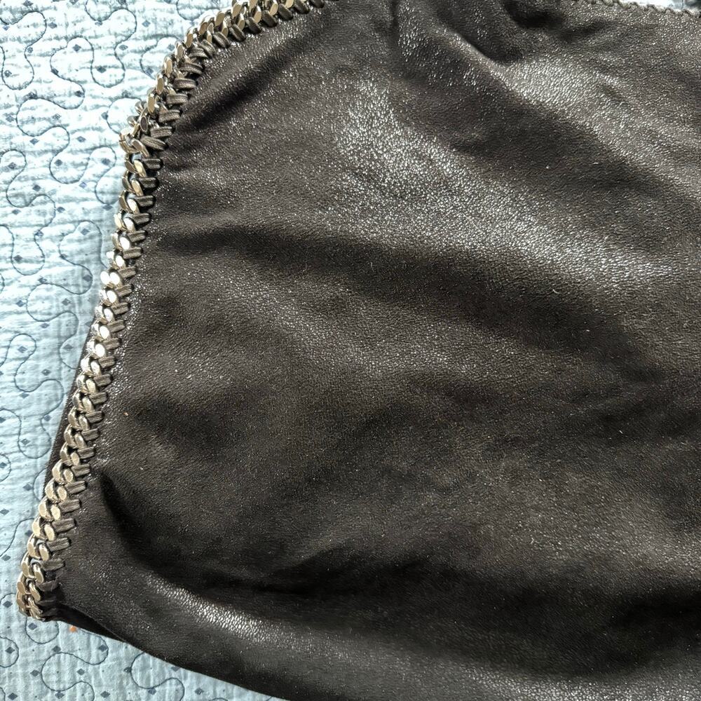 STELLA MCCARTNEY The Falabella Medium Brushed Shoulder Bag Foldover - Picture 14 of 15
